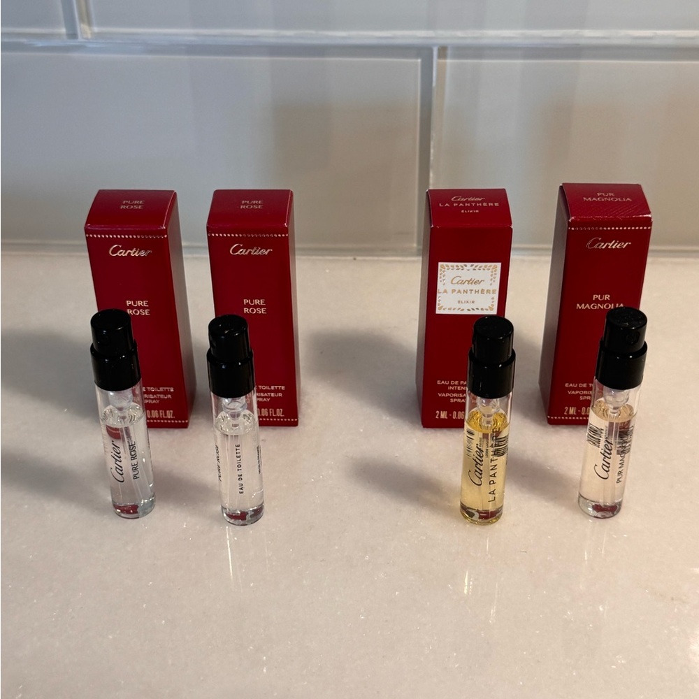 Cartier Red Perfume Collection